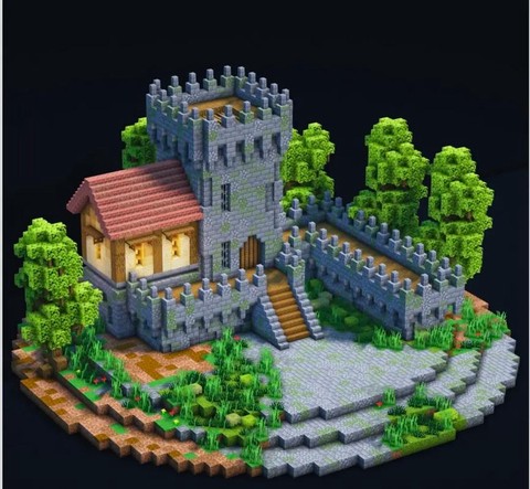 在我的世界怎么做城堡[图1]